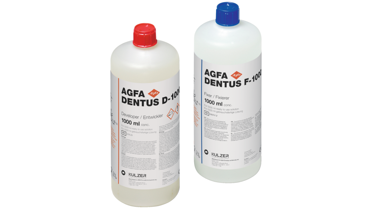 Agfa Dentus® X-Ray Chemicals 