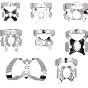 Rubber dam clamps selection