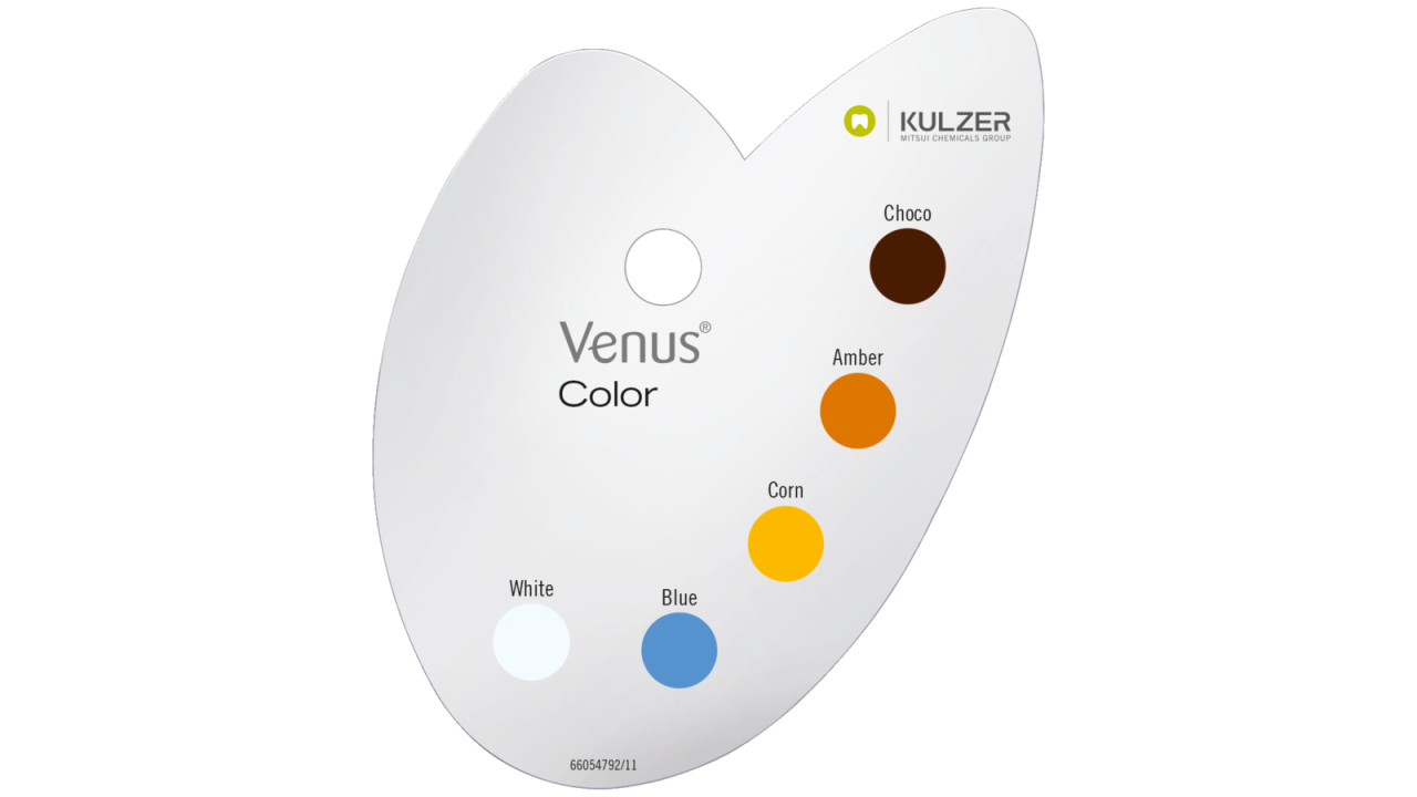Venus Color Shade Guide